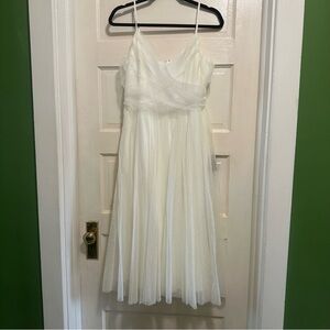 Lulu's White Elegant Dress
